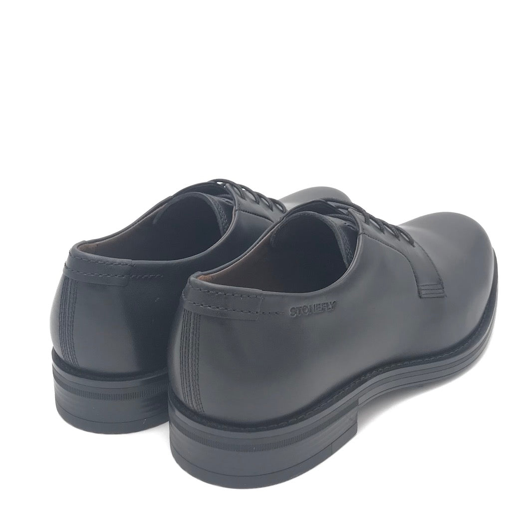 Zulian Calzature Scarpa Carnaby allacciata in nappa nera Sconto