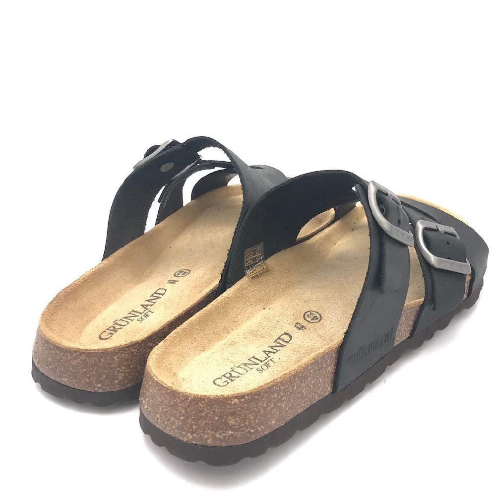 Zulian Calzature Ciabatta incrociata Bobo nera Economico