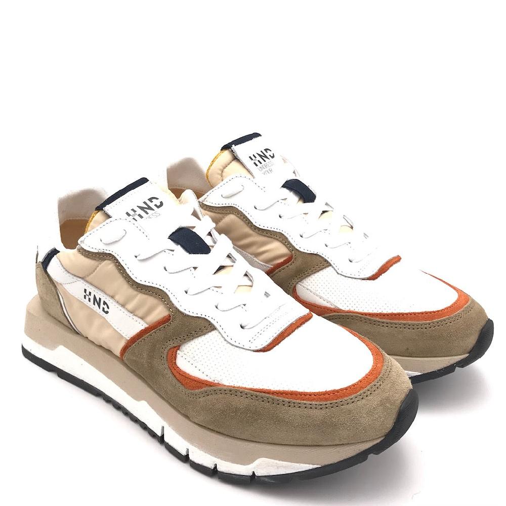 Zulian Calzature Sneakers running bianco-panna Outlet