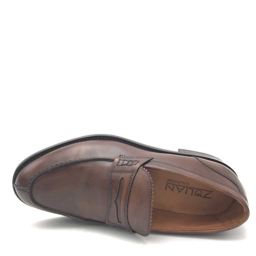 Zulian Calzature Mocassino college marrone Vendita Economica