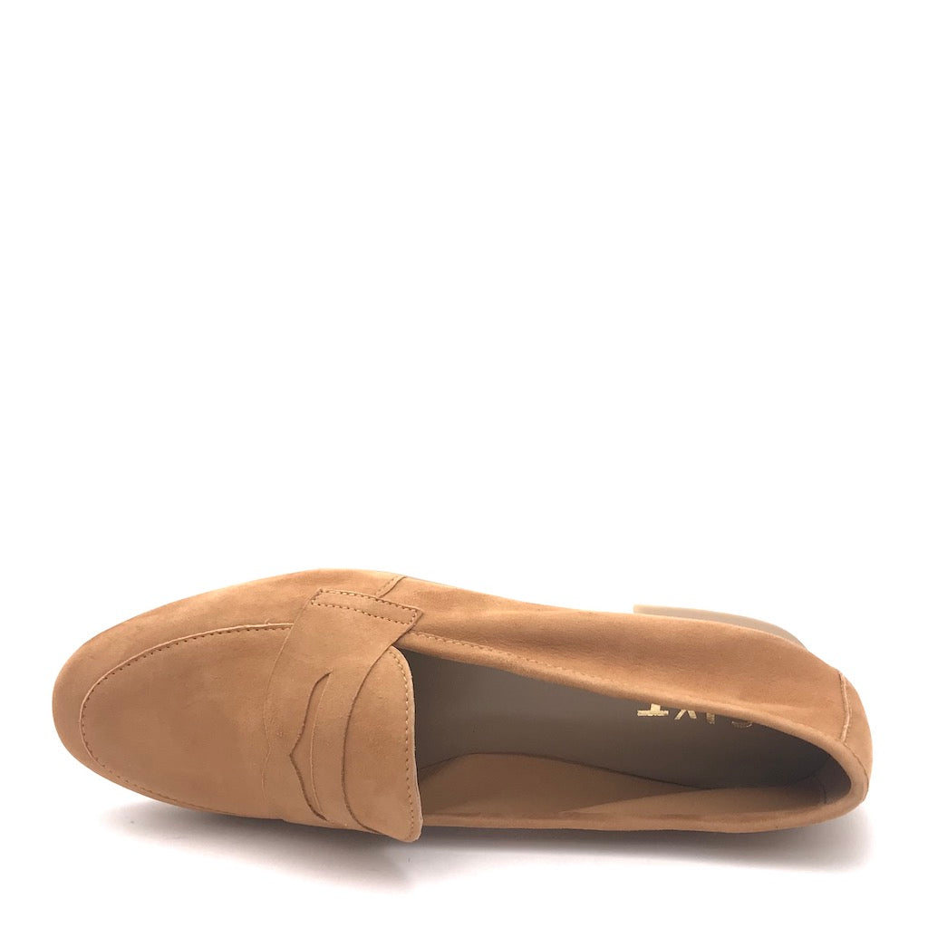 Zulian Calzature Mocassino Sixt velour tan Prezzo Ridotto