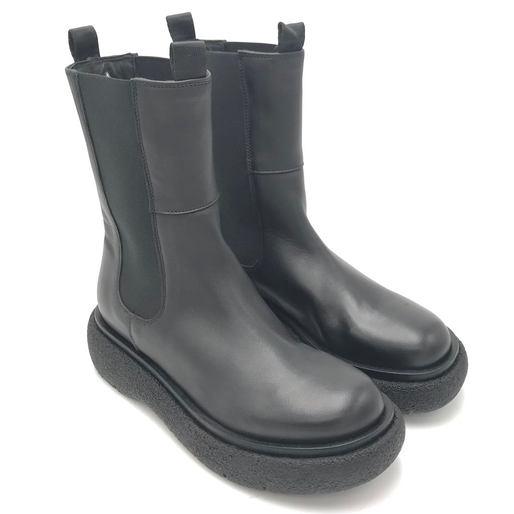 Zulian Calzature Boot Sophie beat in pelle nera Sconto