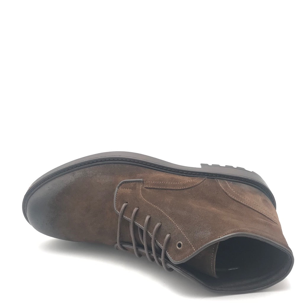 Zulian Calzature Stivaletto in crosta anticata terra In Saldo