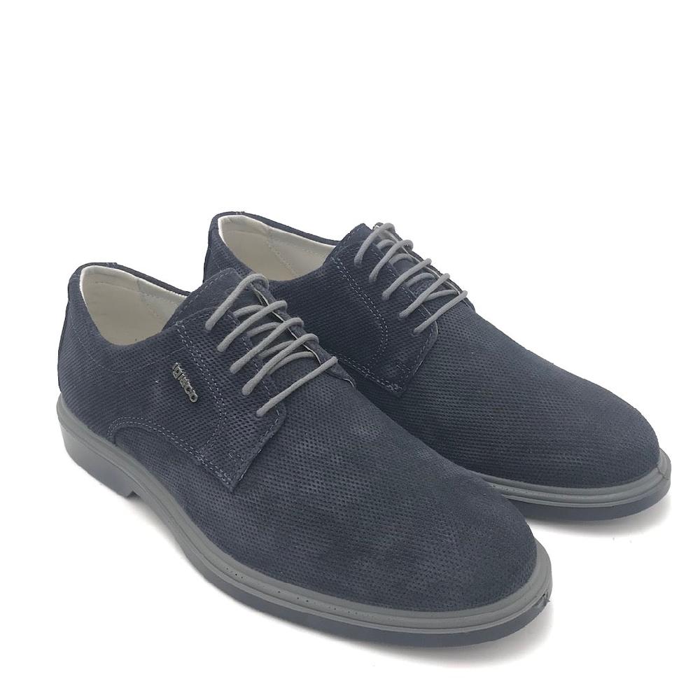 Zulian Calzature Allacciata Garret blu Qualità