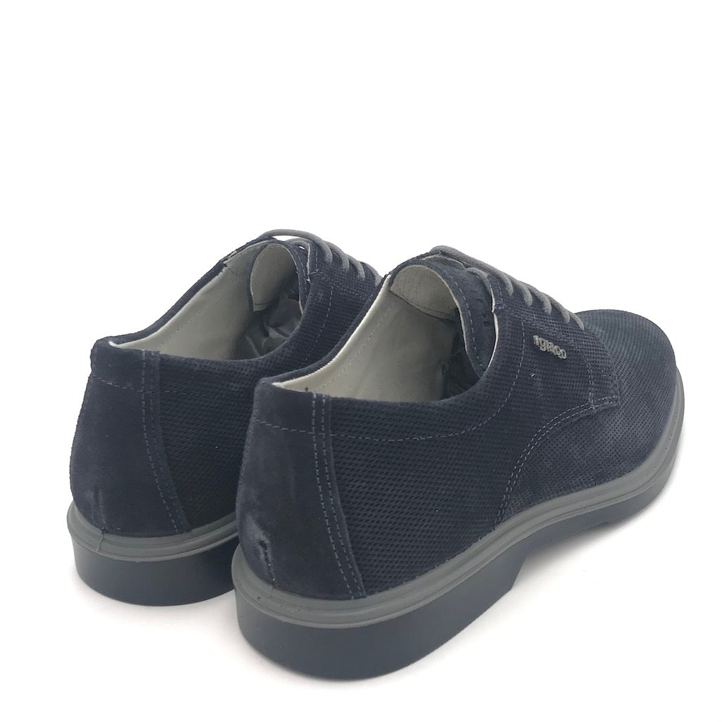 Zulian Calzature Allacciata Garret blu Qualità