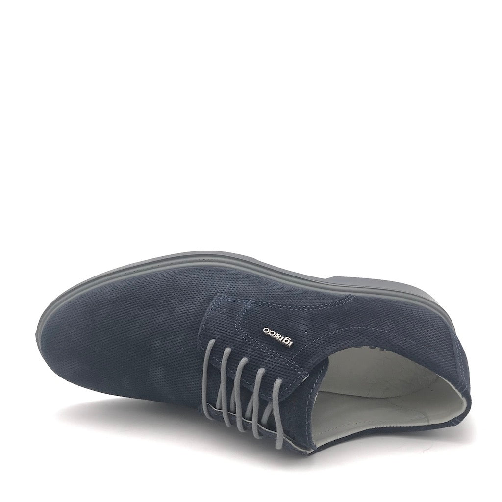 Zulian Calzature Allacciata Garret blu Qualità
