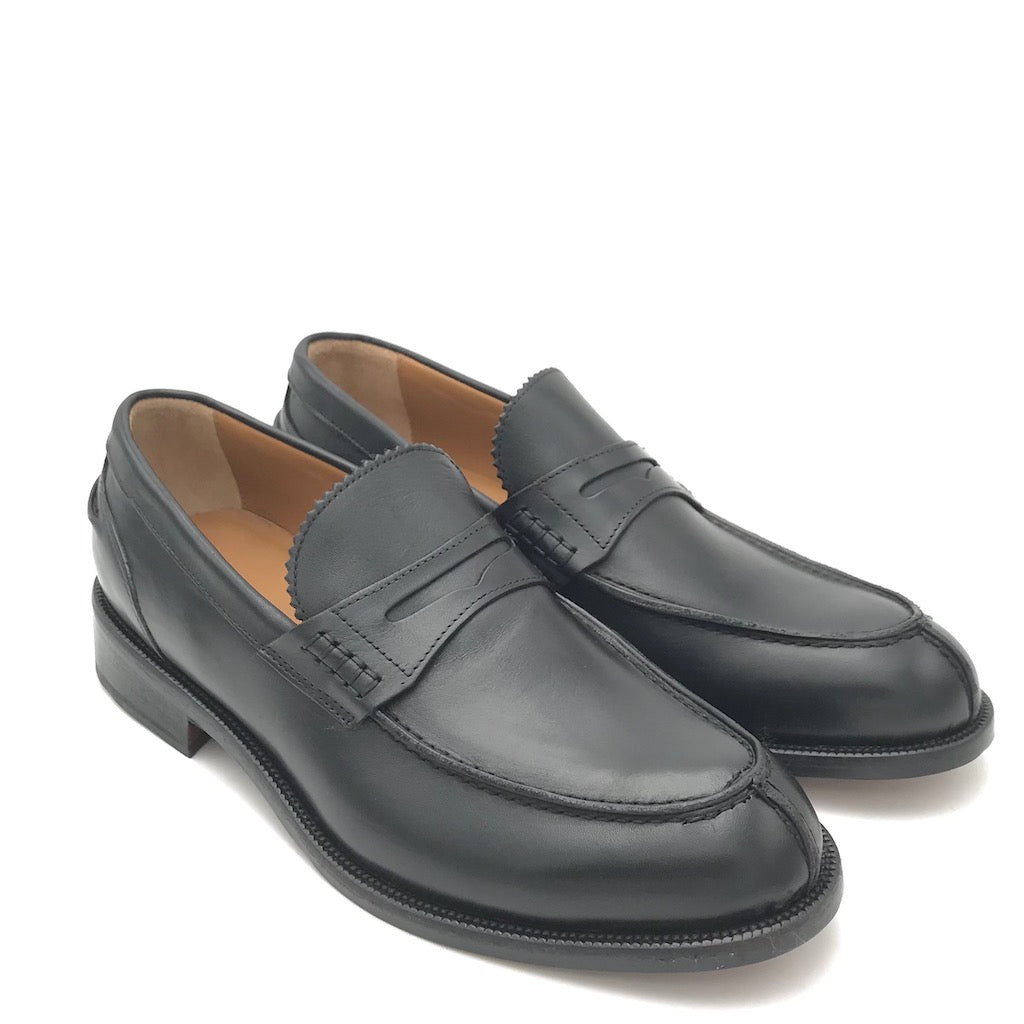 Zulian Calzature Mocassino college nero Spedizione Gratuita