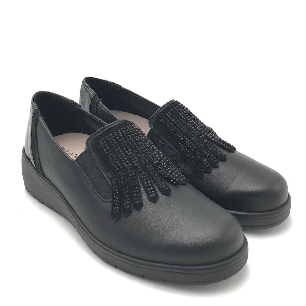 Zulian Calzature Scarpa Neta in pelle nera Sconto