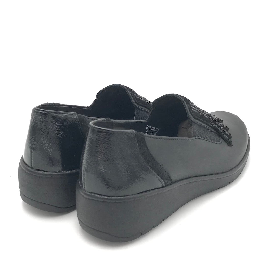 Zulian Calzature Scarpa Neta in pelle nera Sconto