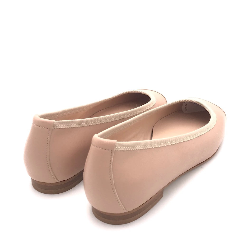 Zulian Calzature Ballerina bi-colore cipria Offerta