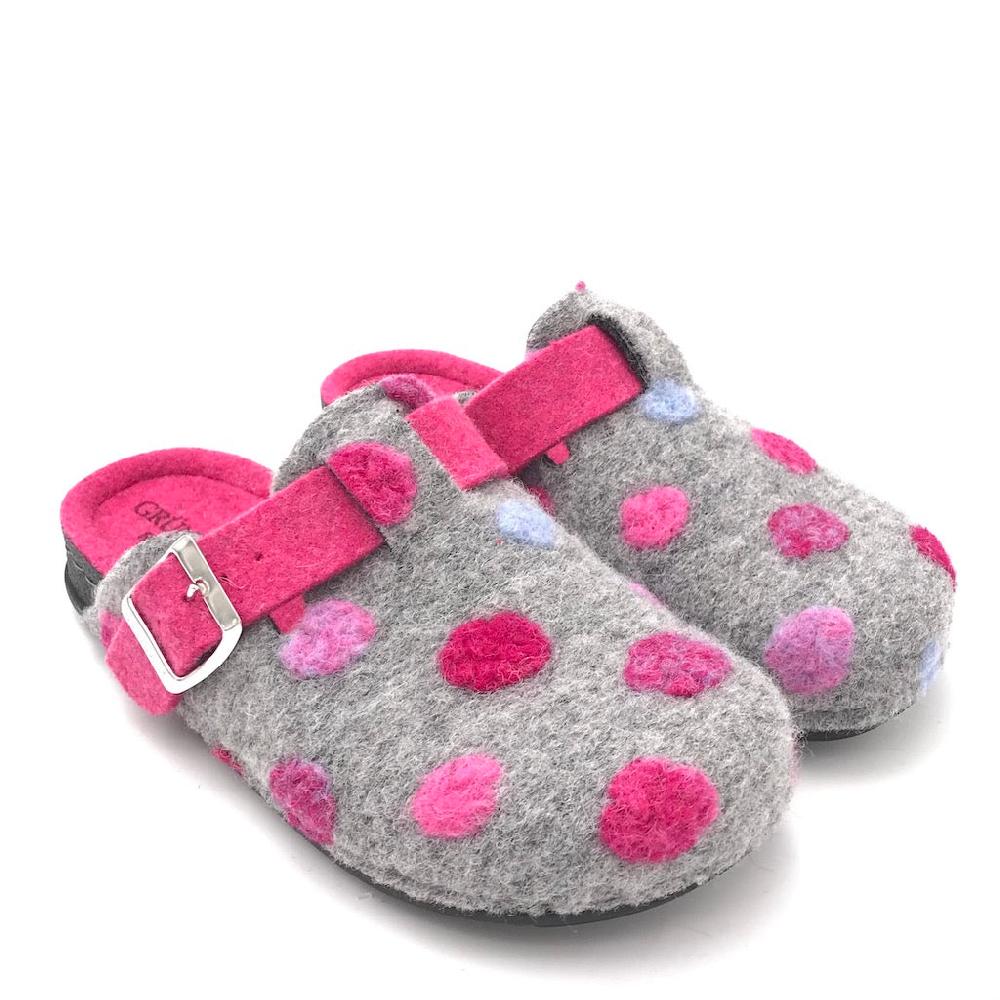 Zulian Calzature Ciabatta Pila grigio-fuxia Vendita Calda