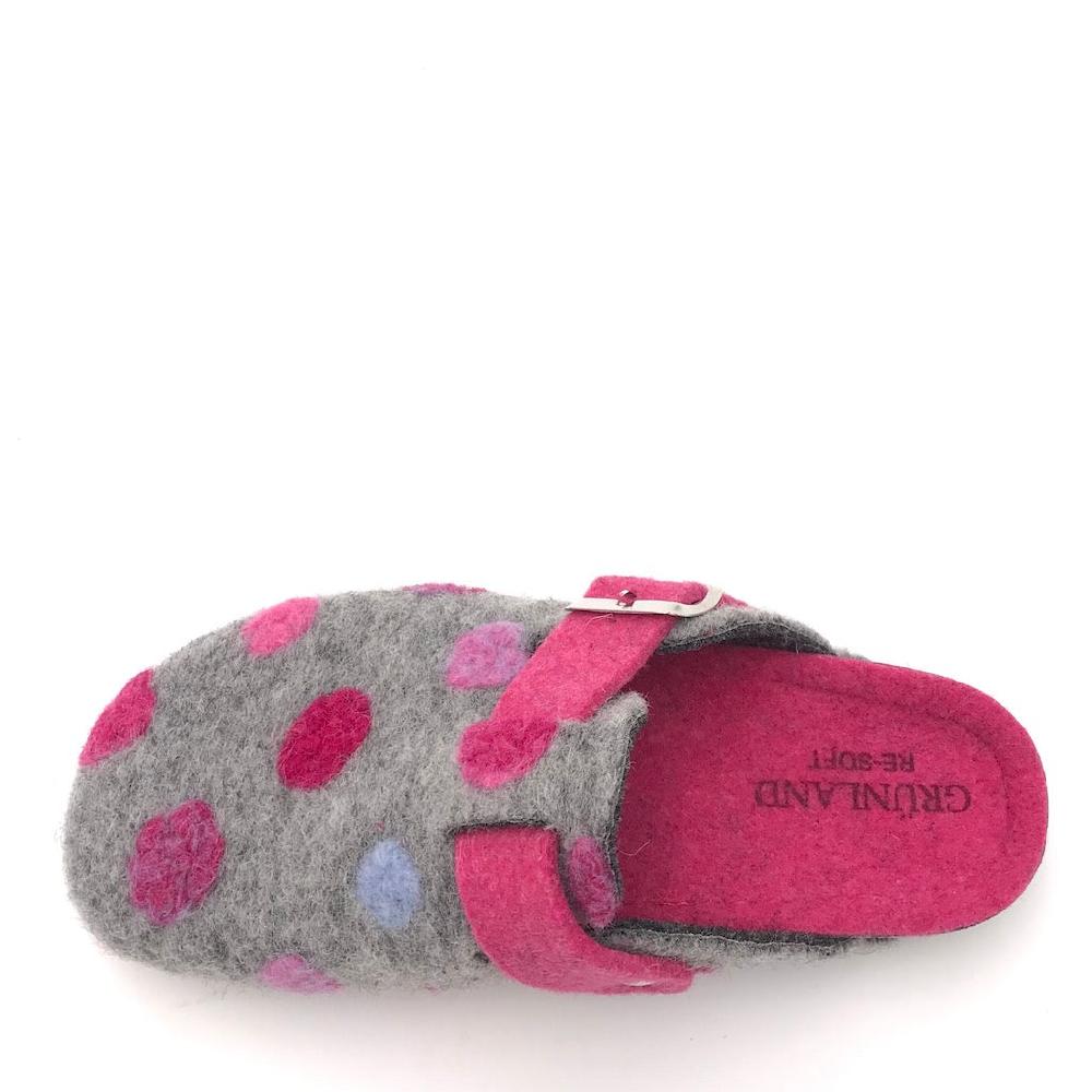 Zulian Calzature Ciabatta Pila grigio-fuxia Vendita Calda