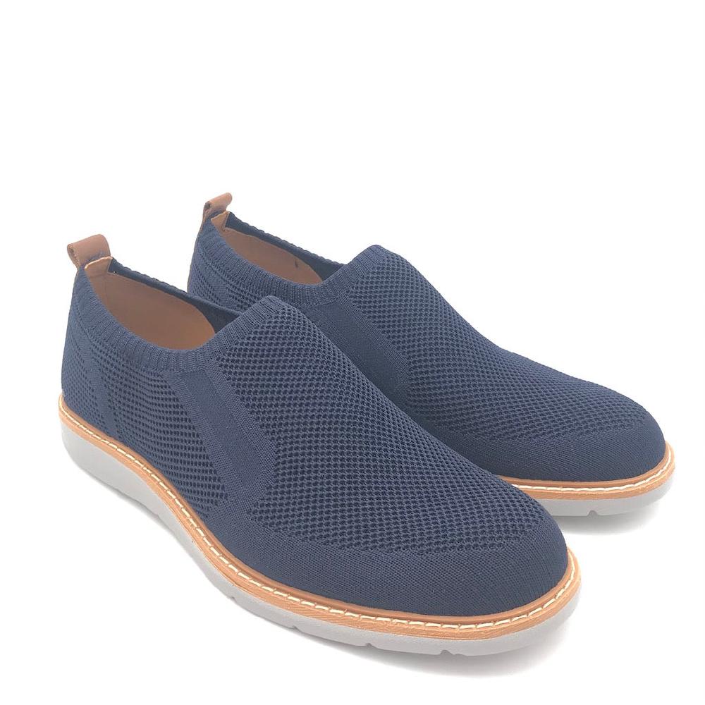 Zulian Calzature Scarpa senza lacci Carter blu Vendita Economica