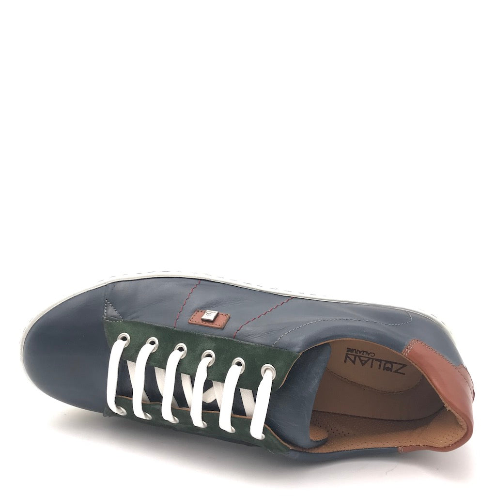 Zulian Calzature Sneakers Dylan blu Vendite Flash