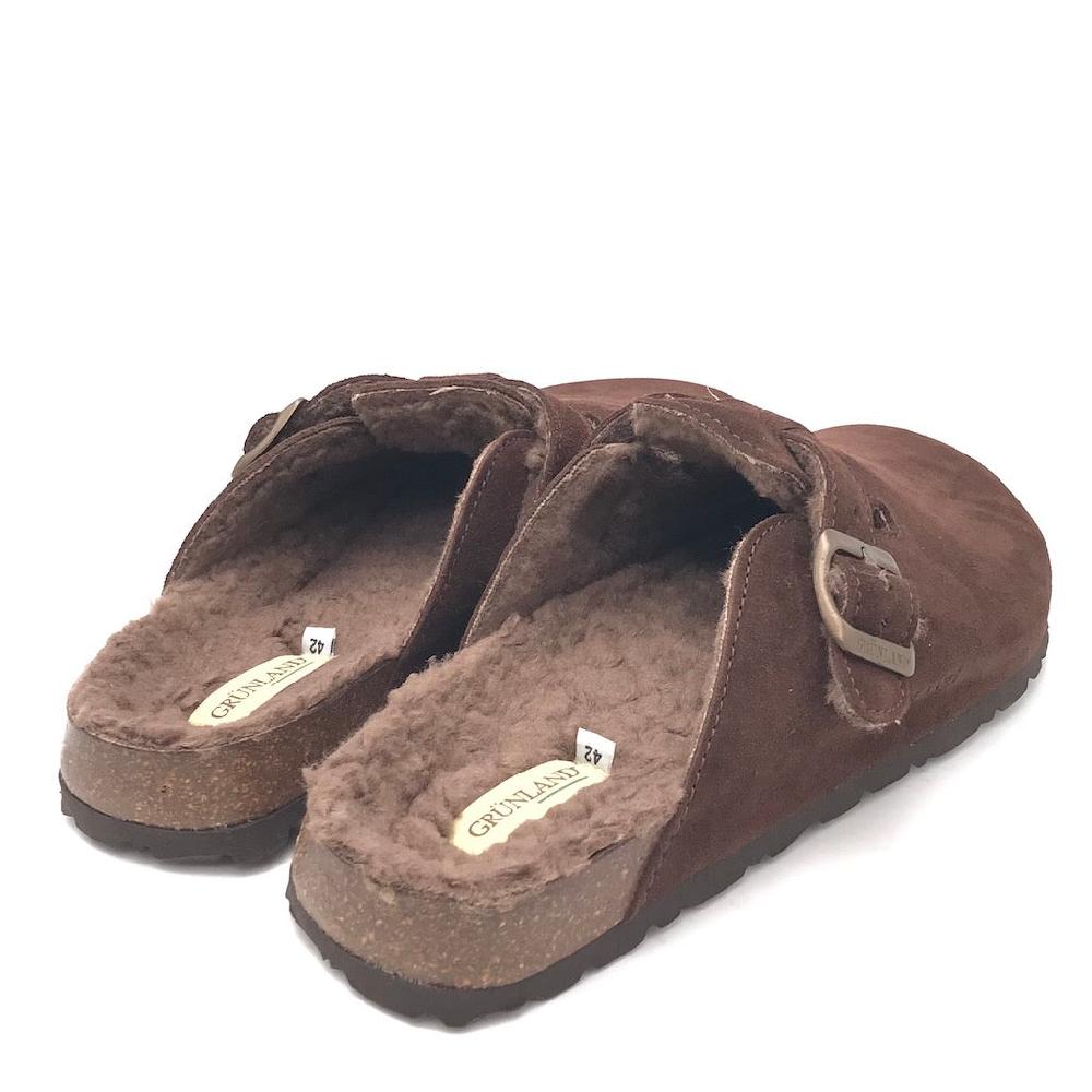 Zulian Calzature Ciabatta Bobo shearling marrone Moda