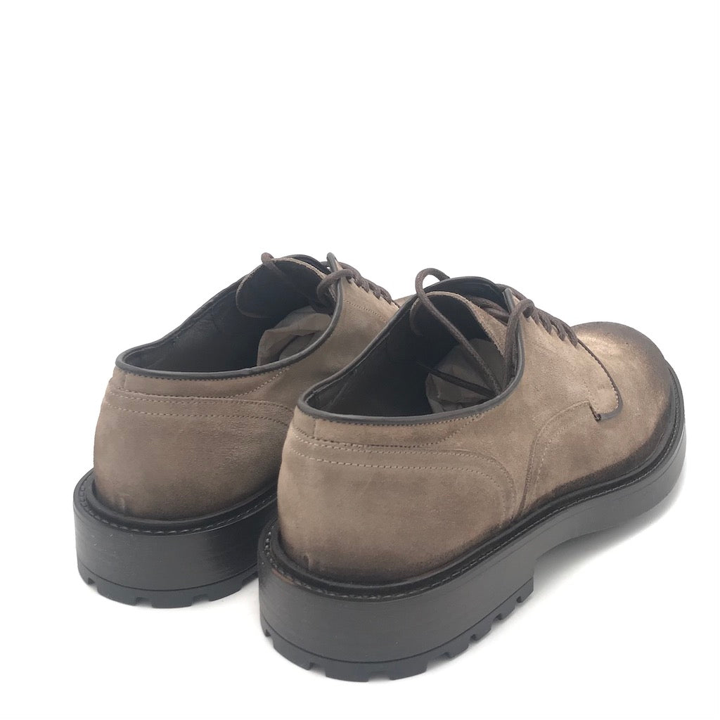 Zulian Calzature Allacciata in crosta anticata taupe 2025