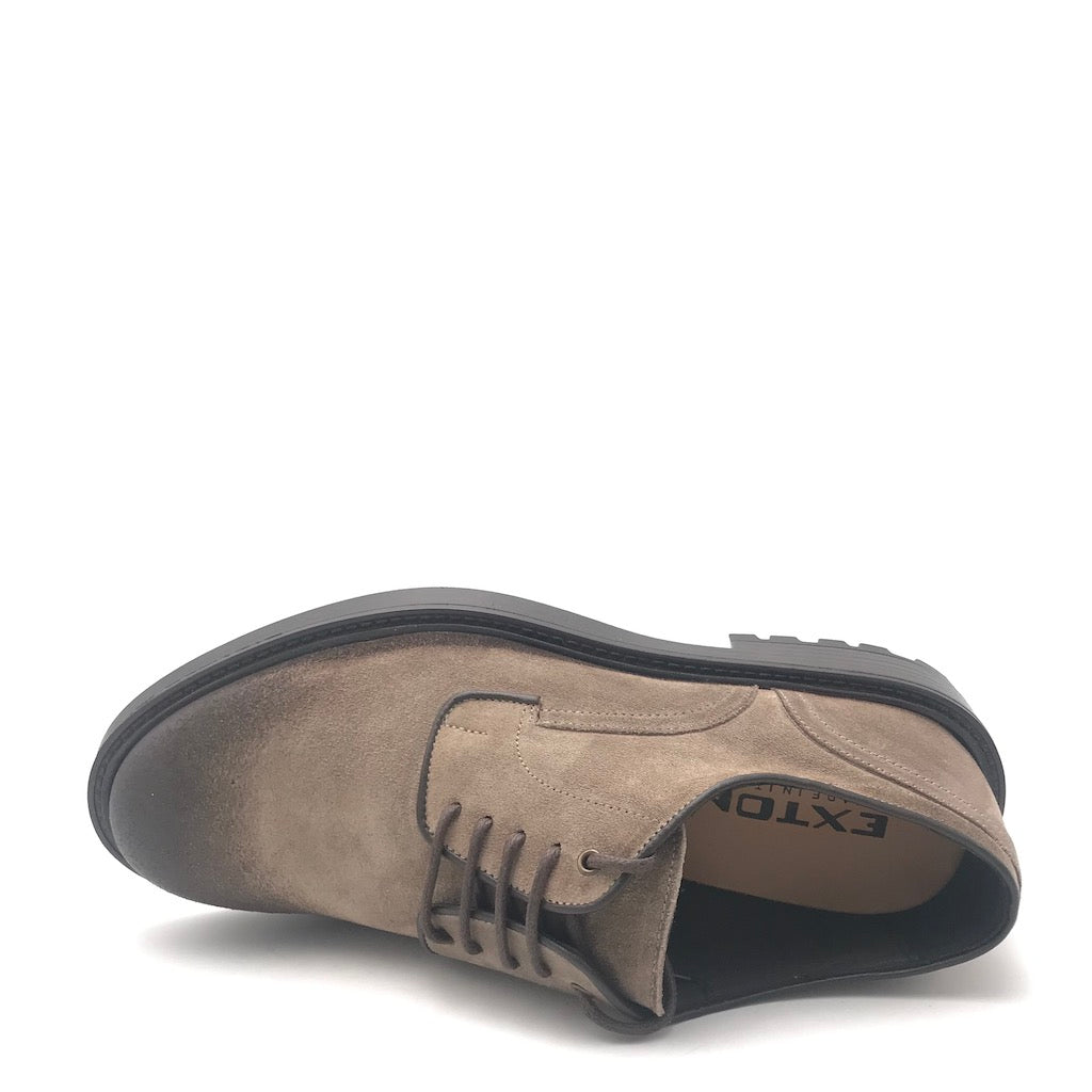 Zulian Calzature Allacciata in crosta anticata taupe 2025