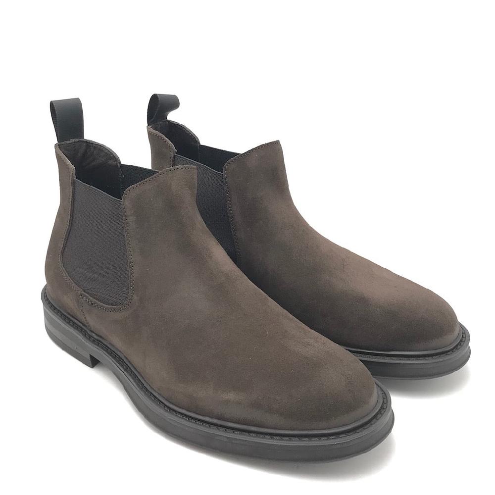 Zulian Calzature Beatles in crosta marrone In Linea