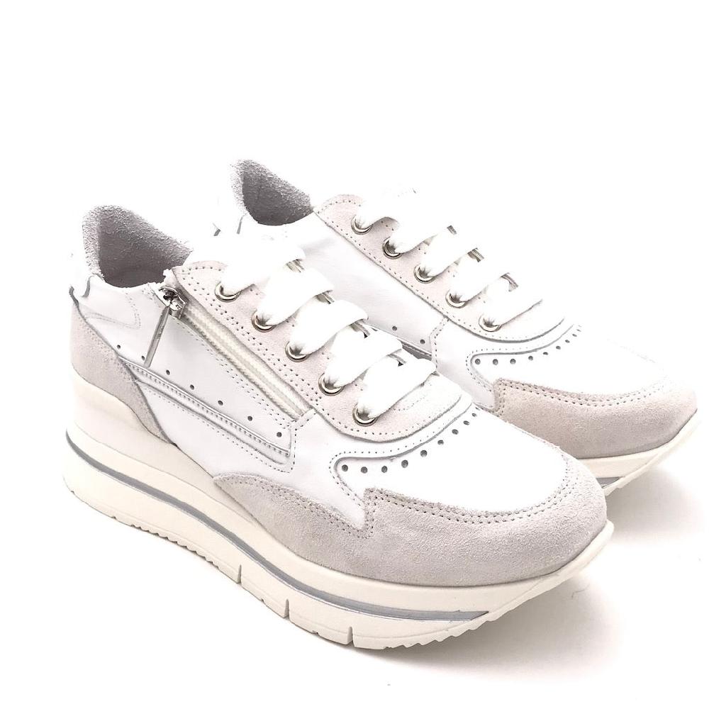 Zulian Calzature Sneakers Shaf bianca Sottocosto
