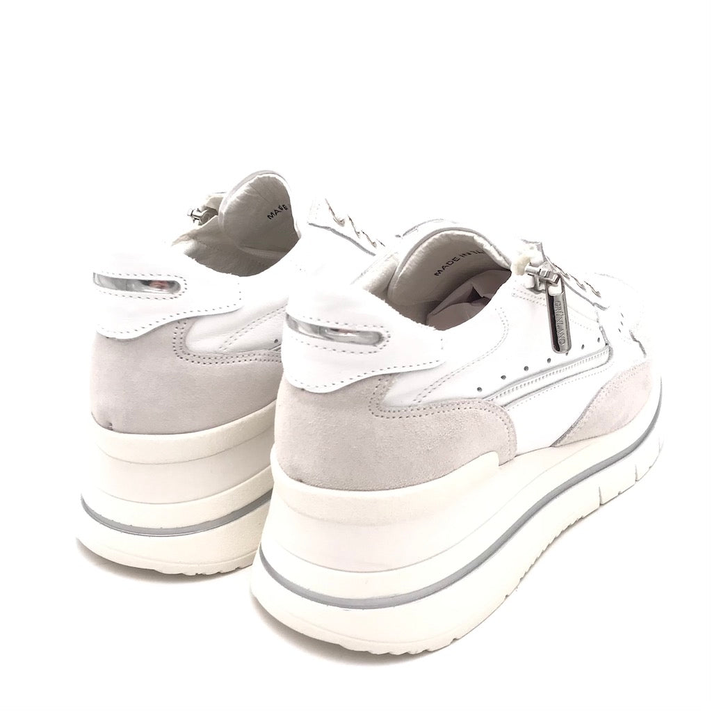 Zulian Calzature Sneakers Shaf bianca Sottocosto