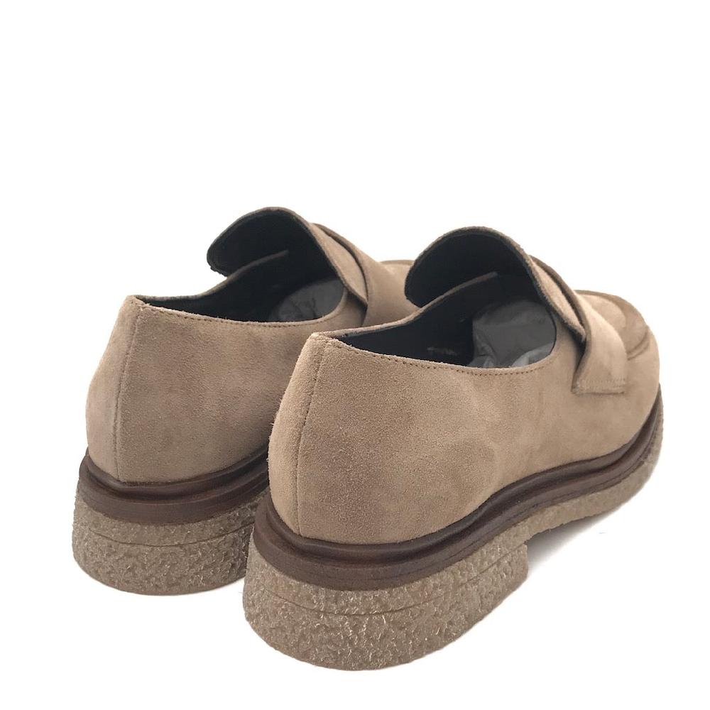 Zulian Calzature Mocassino Kipp in crosta taupe Saldi