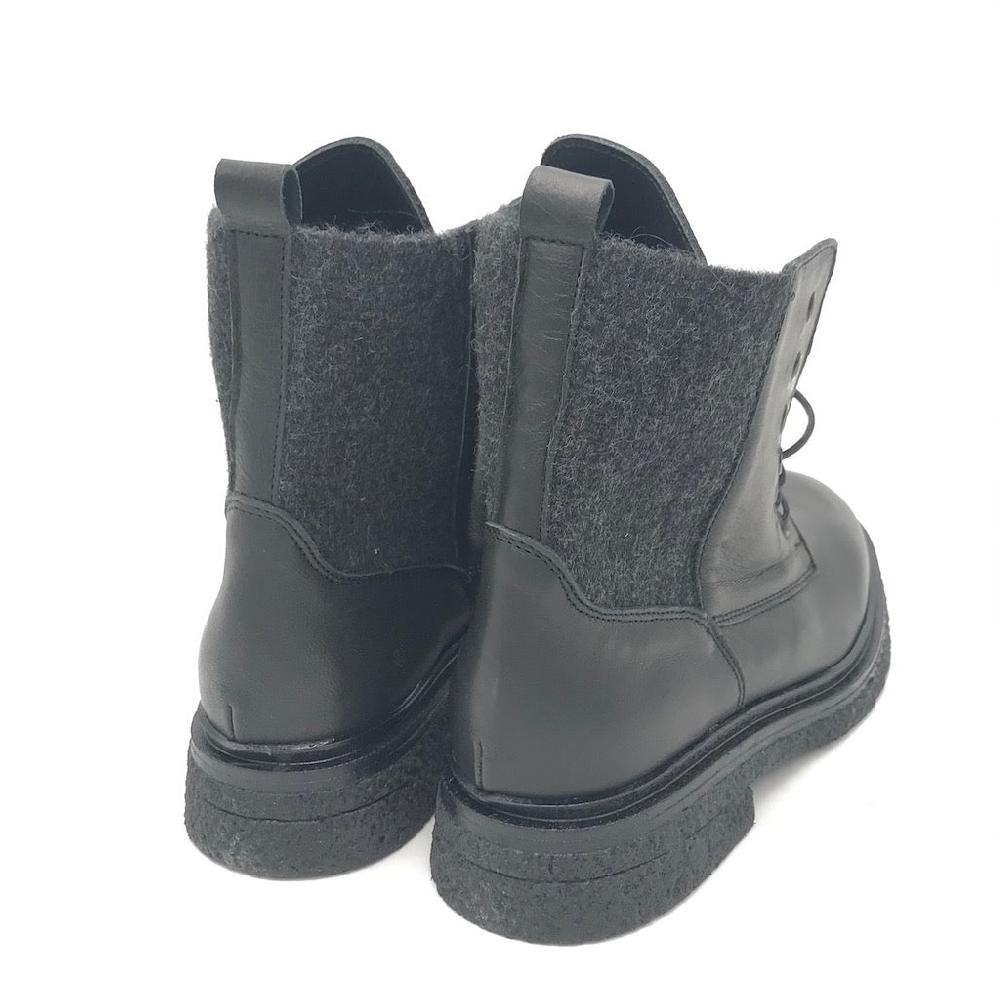 Zulian Calzature Anfibio Kipp in pelle nera Offerte