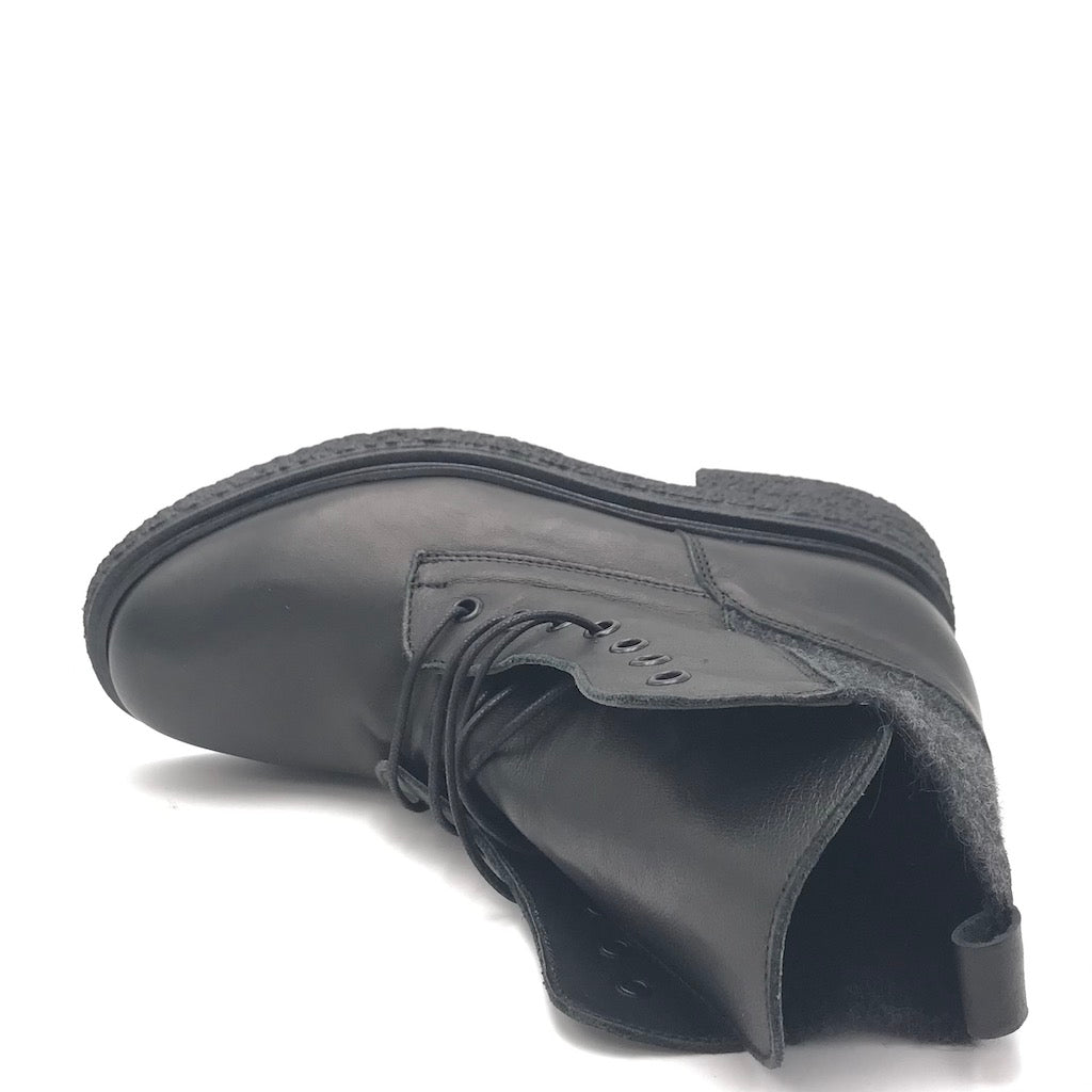 Zulian Calzature Anfibio Kipp in pelle nera Offerte