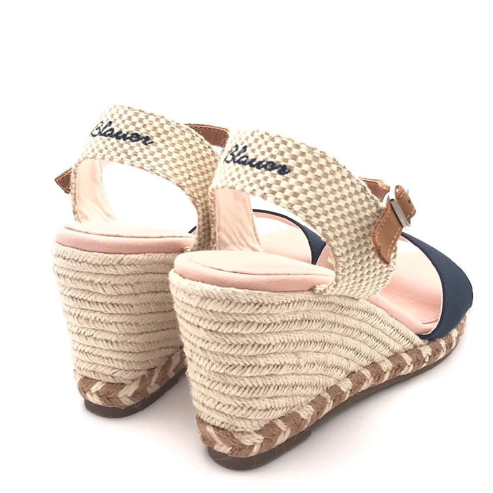Zulian Calzature Sandalo Wells blu Vendite Flash