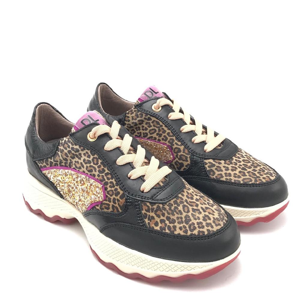 Zulian Calzature Sneakers nera animalier Nuova