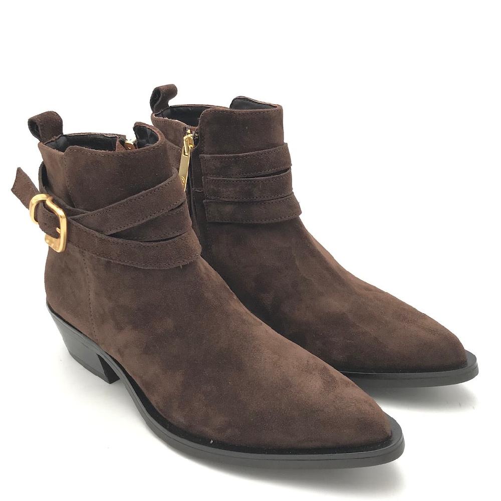 Zulian Calzature Texano in crosta moro Liquidazione