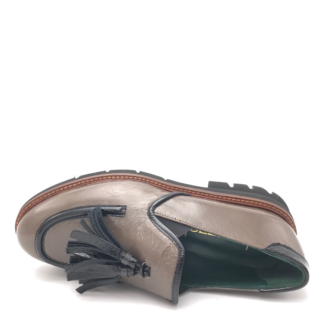 Zulian Calzature Mocassino in naplak elefant Promozione Limitata