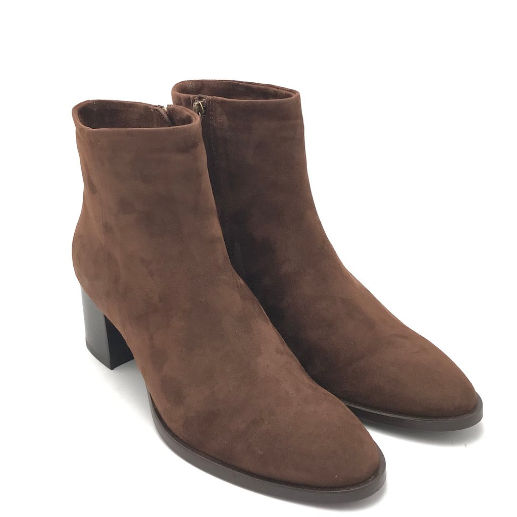 Zulian Calzature Tronchetto classico camoscio marrone Fino Al -60%