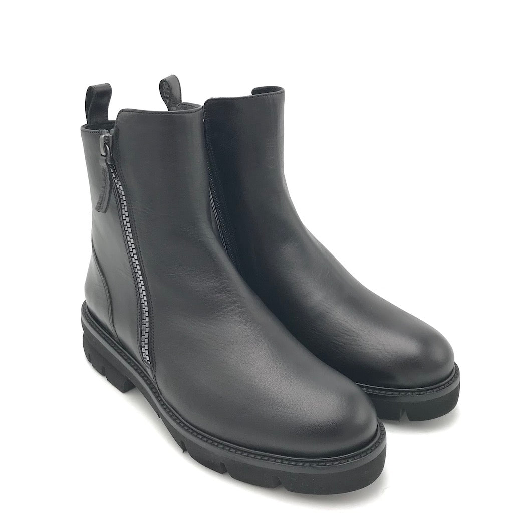 Zulian Calzature Tronchetto nero zip Shopping Online