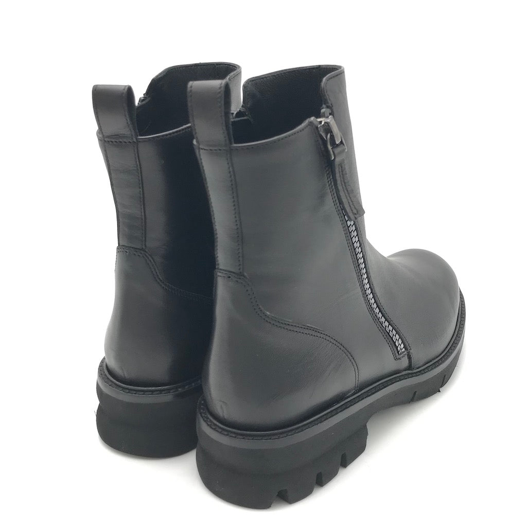 Zulian Calzature Tronchetto nero zip Shopping Online