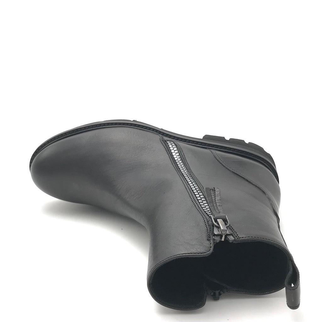 Zulian Calzature Tronchetto nero zip Shopping Online