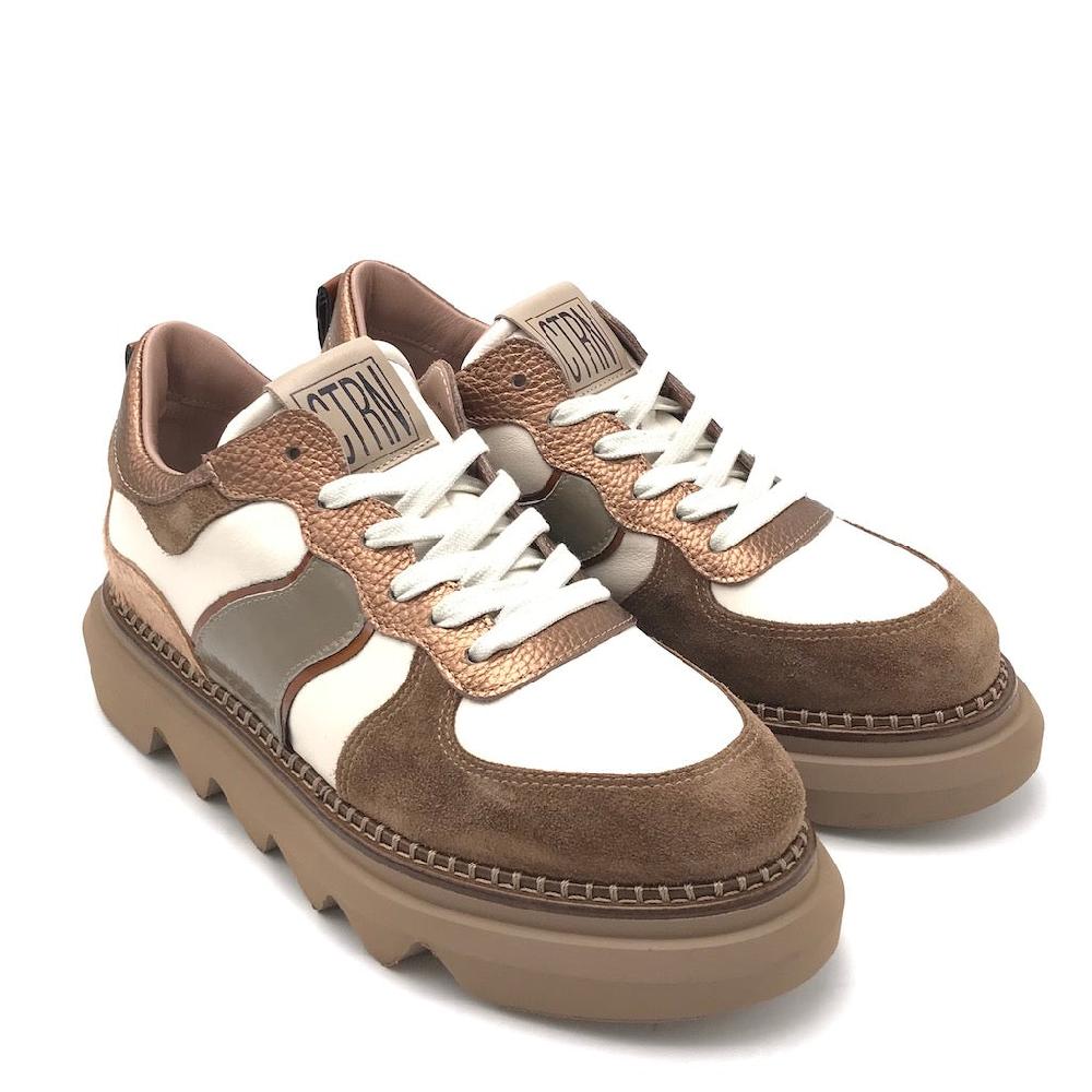 Zulian Calzature Sneakers in crosta castagna Affare Del Giorno