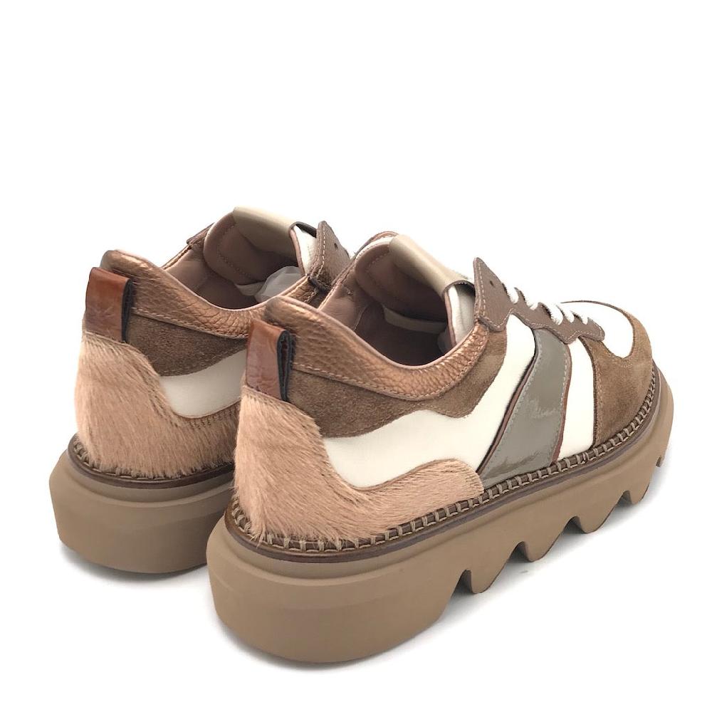 Zulian Calzature Sneakers in crosta castagna Affare Del Giorno