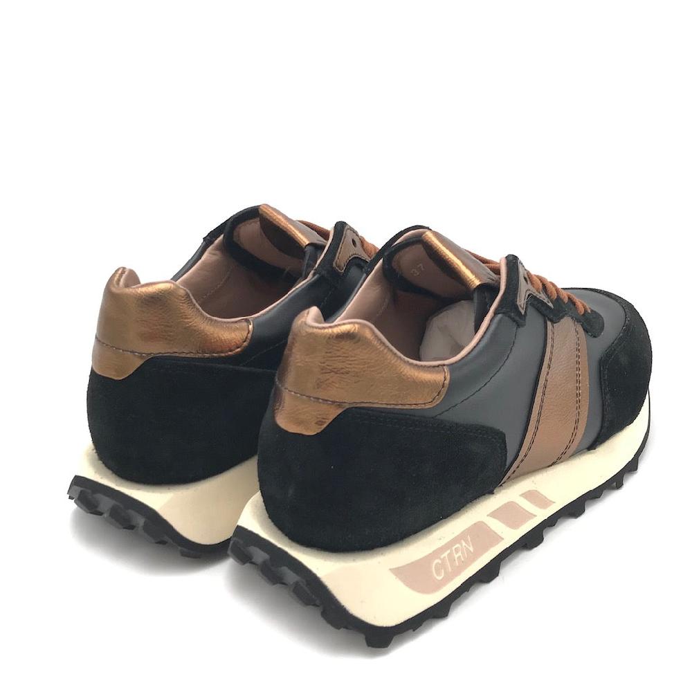 Zulian Calzature Sneakers running nero-bronzo Prezzo Ridotto