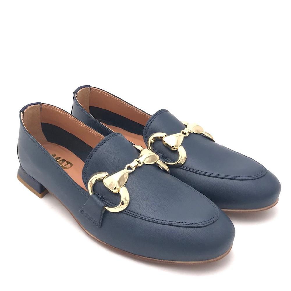 Zulian Calzature Mocassino nappa blu Hotsell