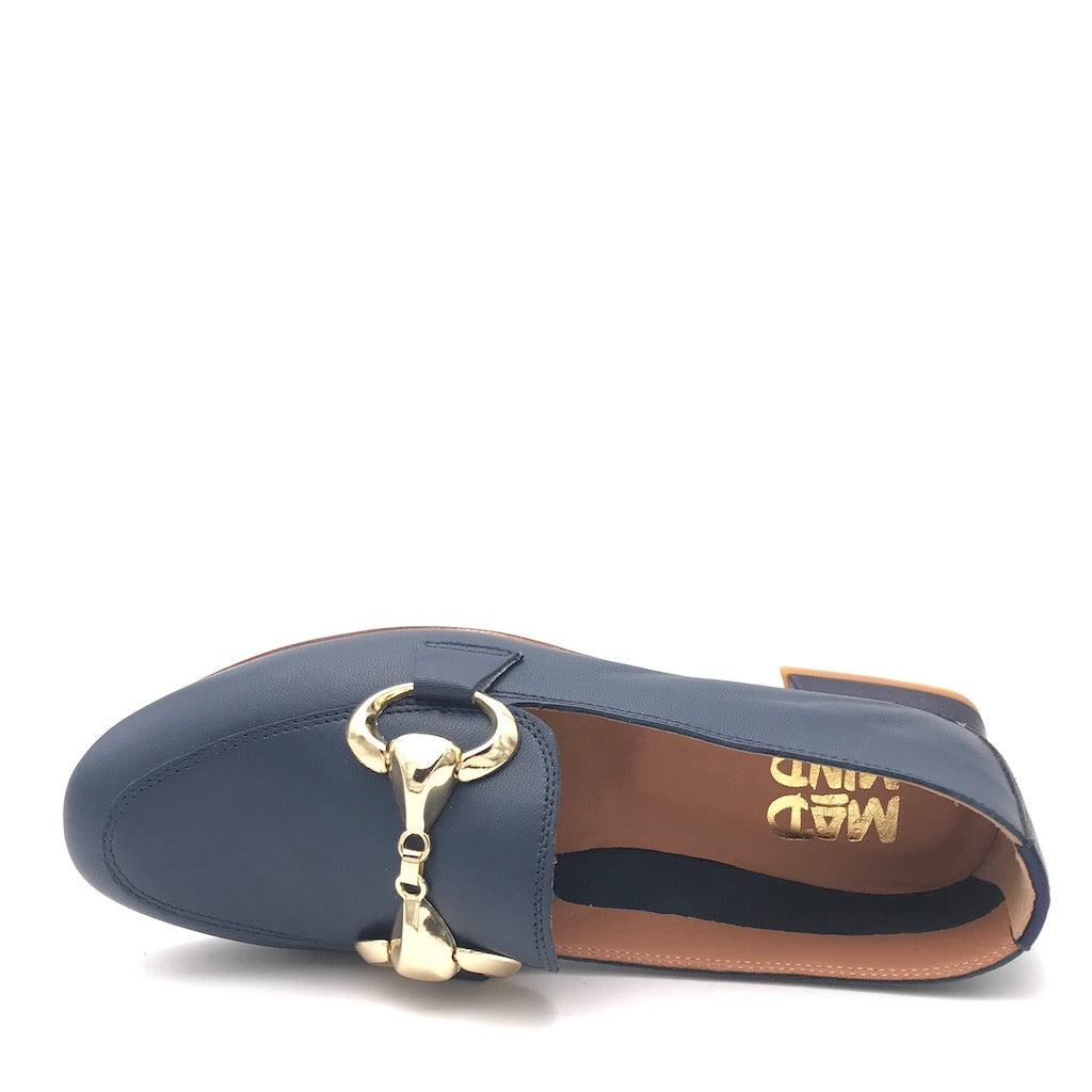 Zulian Calzature Mocassino nappa blu Hotsell
