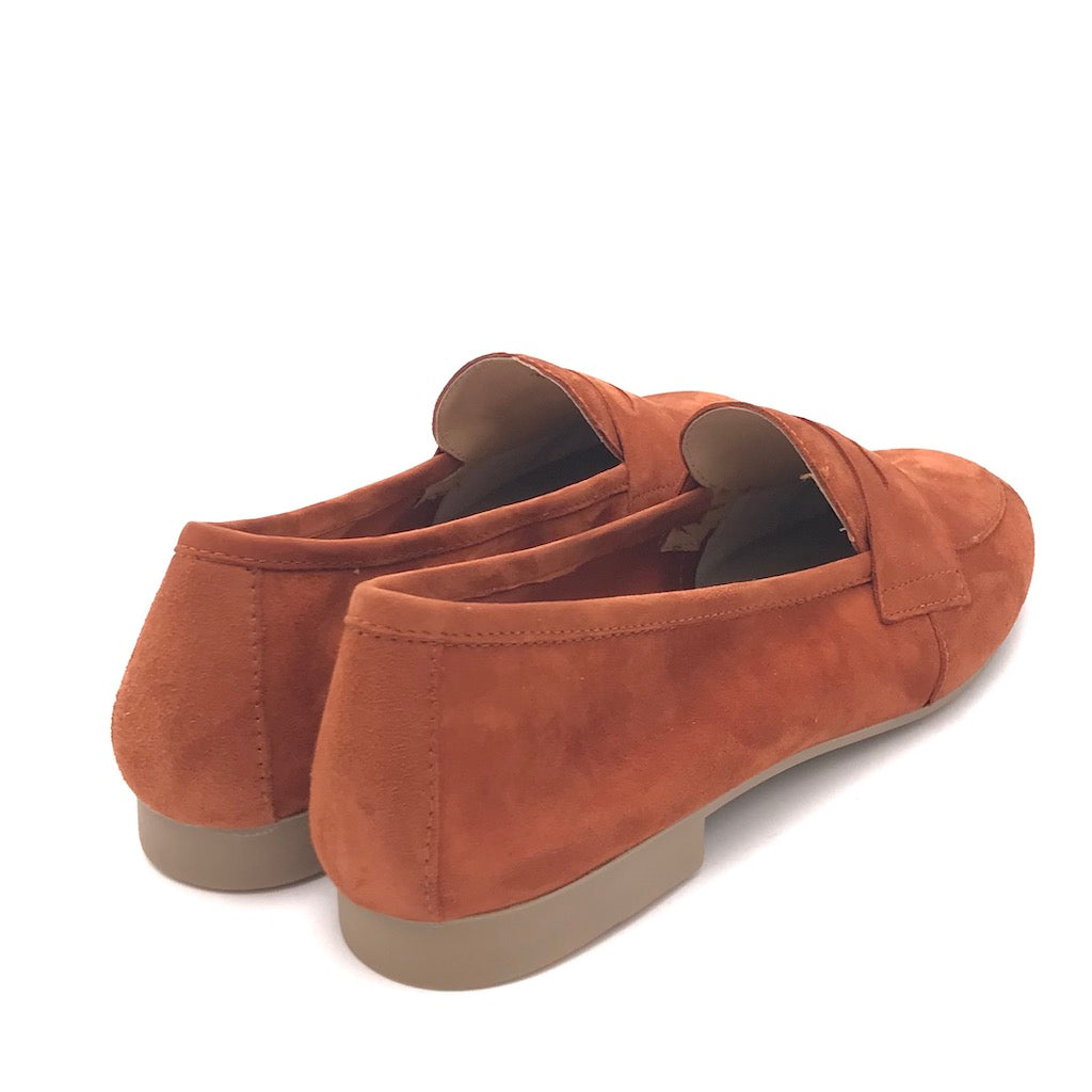 Zulian Calzature Mocassino Sixt velour ruggine Vendita Calda