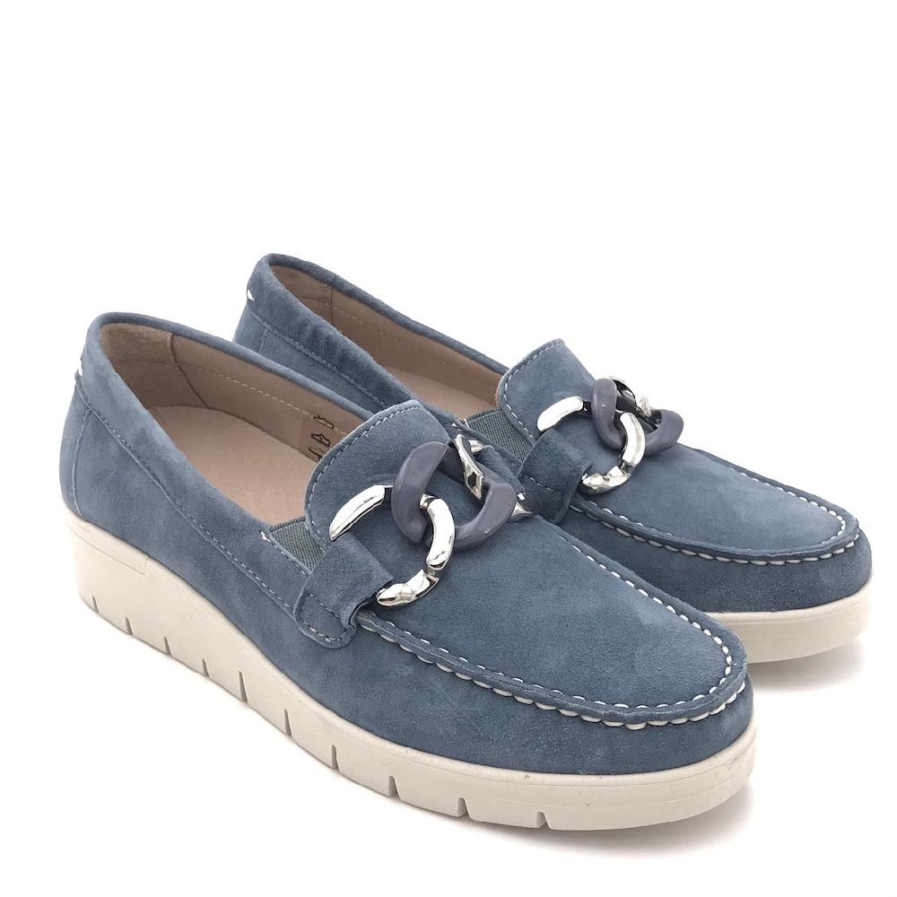 Zulian Calzature Mocassino Tafa jeans In Saldo