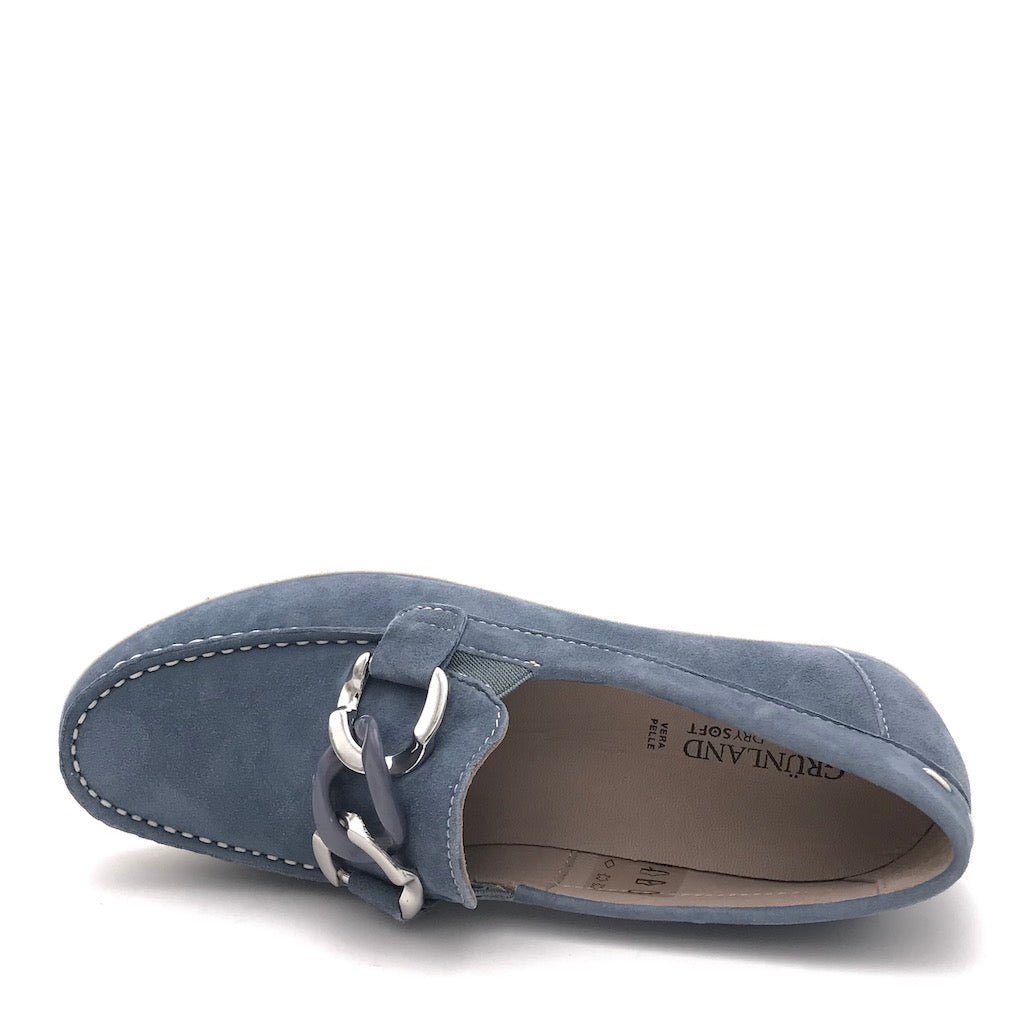 Zulian Calzature Mocassino Tafa jeans In Saldo