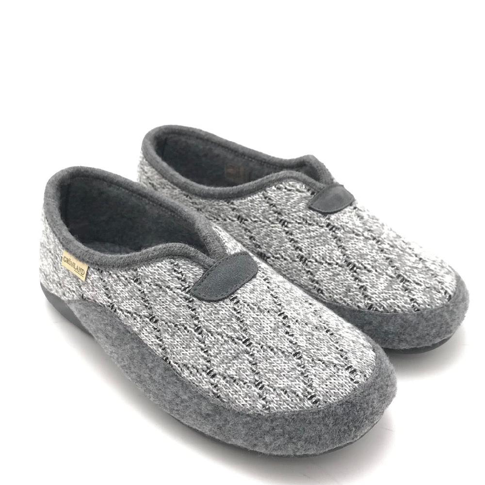 Zulian Calzature Pantofola Alin antracite Italia
