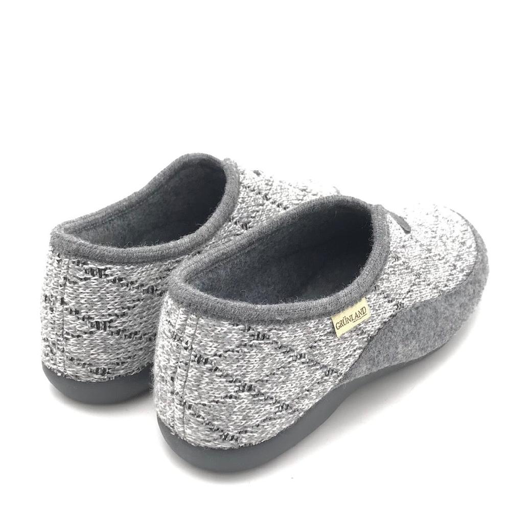 Zulian Calzature Pantofola Alin antracite Italia