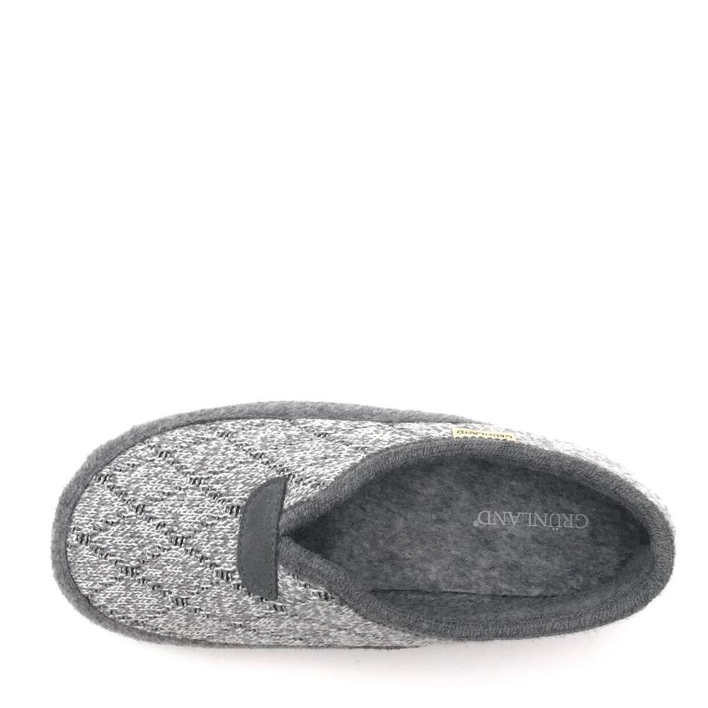Zulian Calzature Pantofola Alin antracite Italia