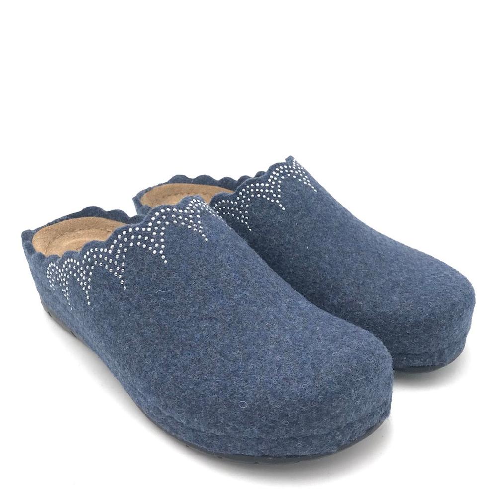 Zulian Calzature Ciabatta Prau blu Pezzi Unici