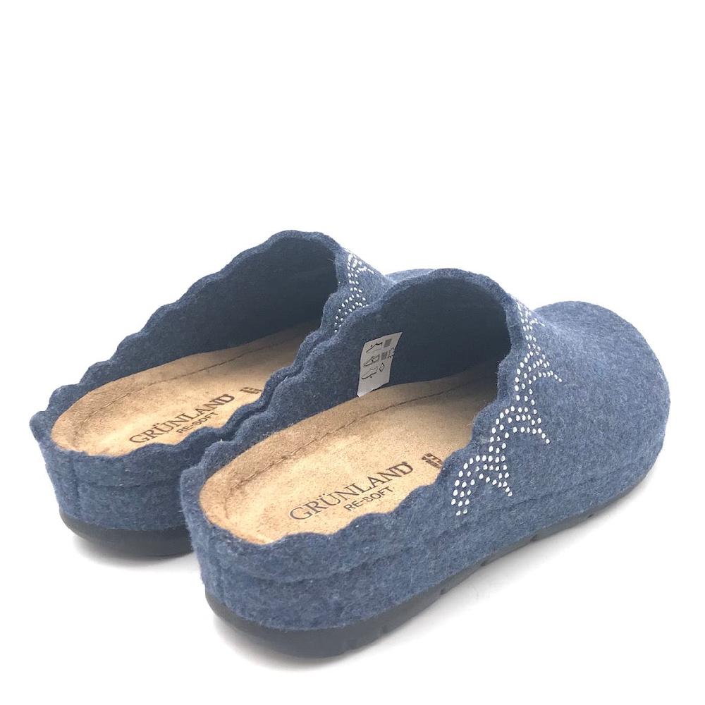 Zulian Calzature Ciabatta Prau blu Pezzi Unici