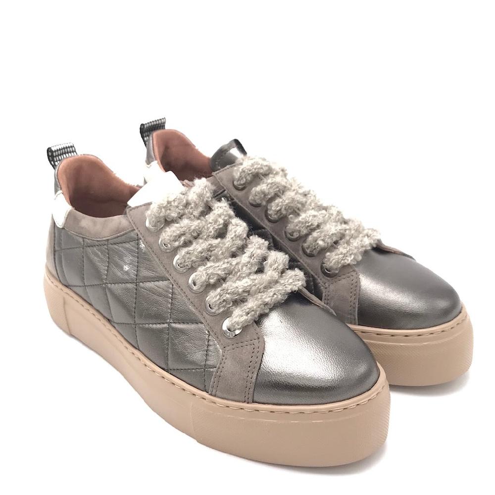Zulian Calzature Sneakers trapuntata antracite Convenienza
