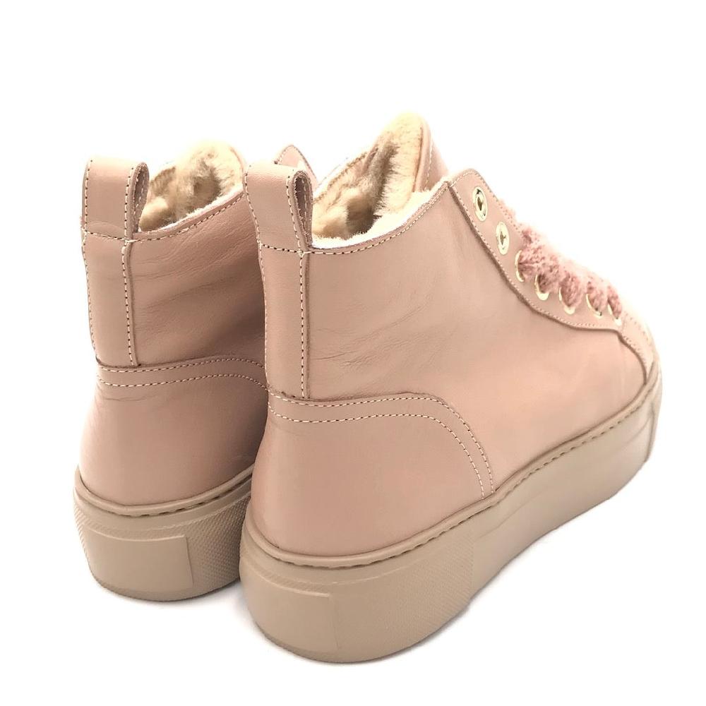Zulian Calzature Sneakers alta nude Novità